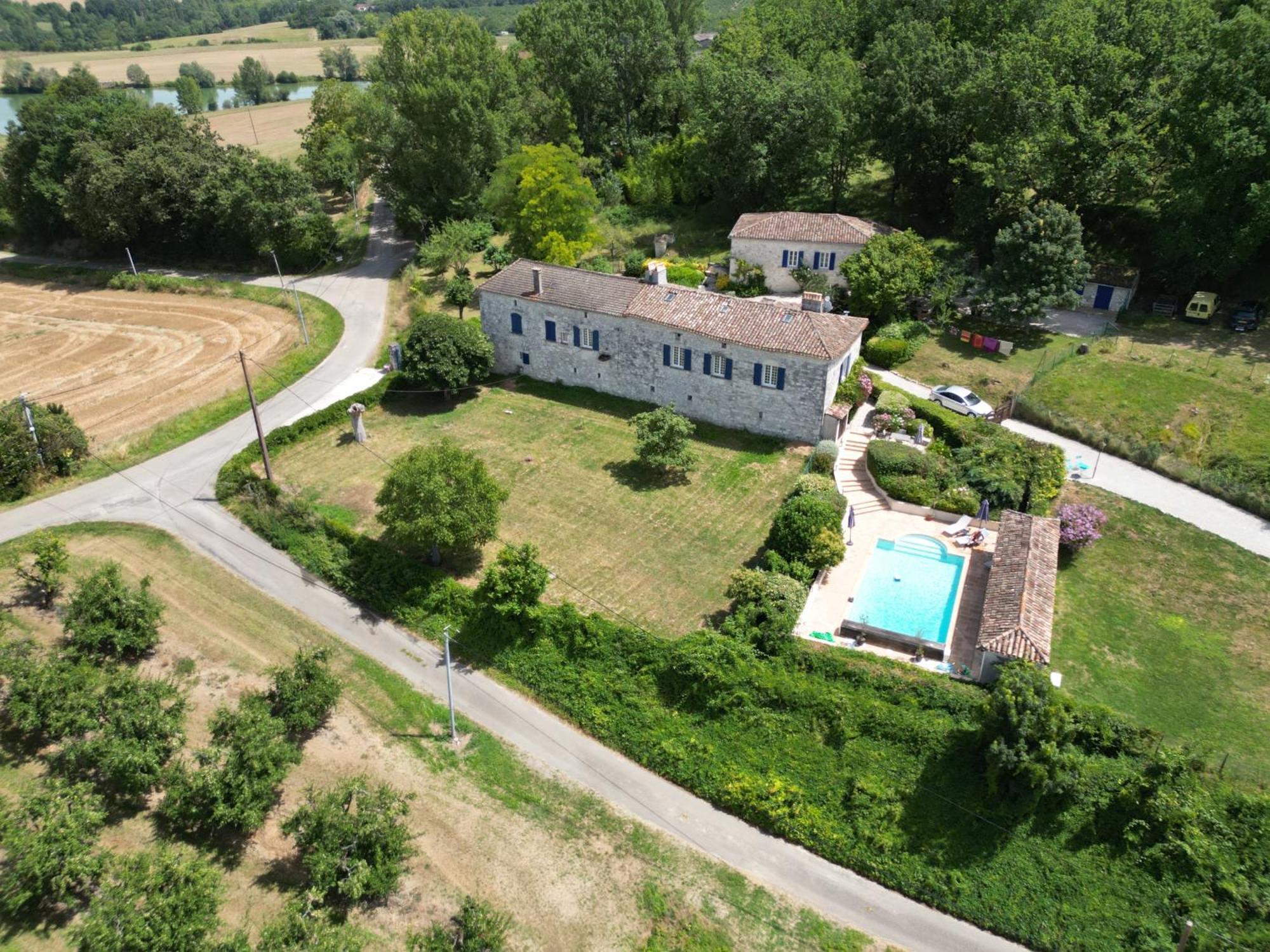 Ferienwohnung Bergerie Le Vieux Manoir Valeilles Exterior foto
